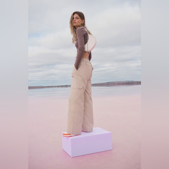 Cotton On Pants - COTTON ON SCOUT CARGO PANTS - beige